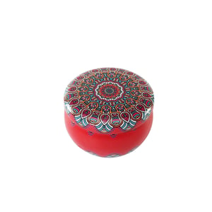 Metal Perfumed Candle Jar •