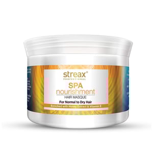 Streax Professional Spa Nourishment Hair Masque for Normal To Dry Hair 500g •