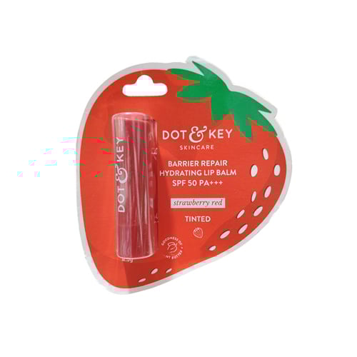 Dot & Key Barrier Repair Hydrating Lip Balm 4.5g - Strawberry Red•