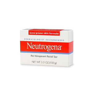 Neutrogena The Transparent Facial Bar For Acne Prone Skin 99g •