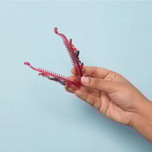 Premium Look Butterfly Hair Clip - Red