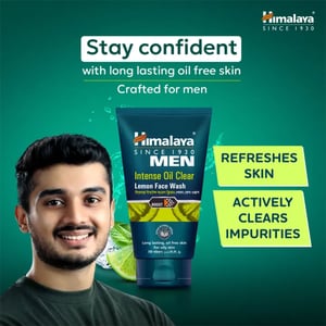 Himalaya Men Intense Oil Clear Lemon Face Wash 100ml