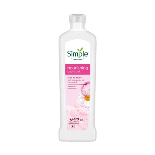 Simple Kind To Skin Nourishing Bath Soak 1L  •