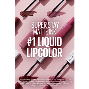 Maybelline New York Super Stay Matte Ink Liquid Lipstick 5ml - 15 Lover