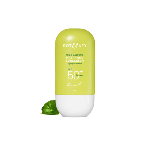 Dot & Key Cica Calming Mattifying Sunscreen With Niacinamide 50ml SPF 50+ PA++++ •