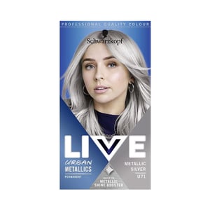 Schwarzkopf Live Urban Metallics Intense Colour - U71 Metallic Silver