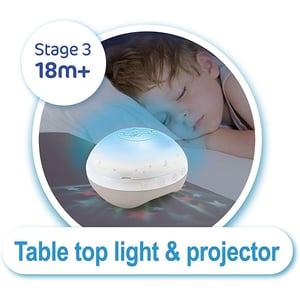 Infantino 3-in-1 Projector Musical Mobile For Baby - Grey (9159)