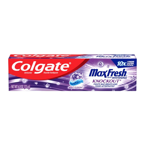 Colgate Max Fresh With Whitening knockout Mint Fusion Toothpaste 178g  •