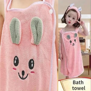 Wearable Bath Towel - Peach Pink