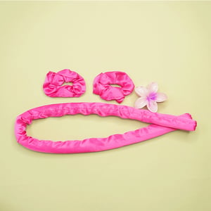 Heatless Hair Curler Accessories Set - Pink