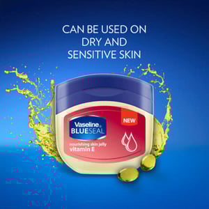 Vaseline Blueseal Nourishing Skin Jelly Vitamin E 100ml