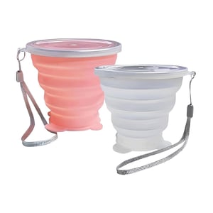 Folding Travel Mug - Gray