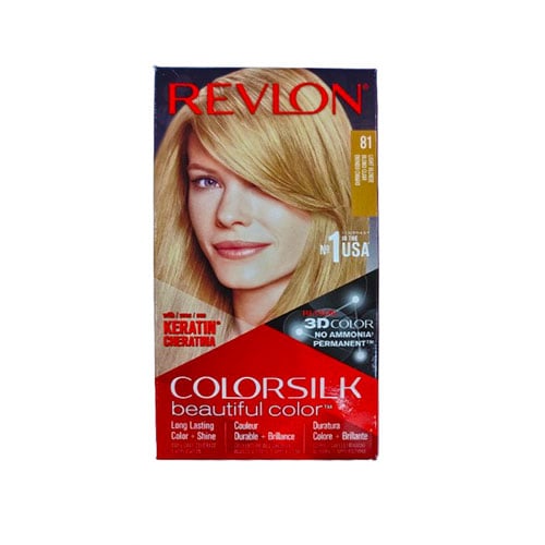 Revlon Colorsilk Beautiful 3D Hair Color - 81 Light Blonde
