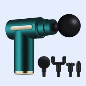 Electric Vibration Body Muscle Massager Gun - Green