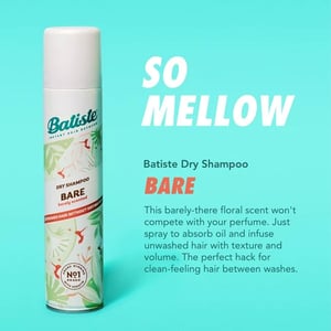 Batiste Bare Barely Scented Dry Shampoo 200ml •