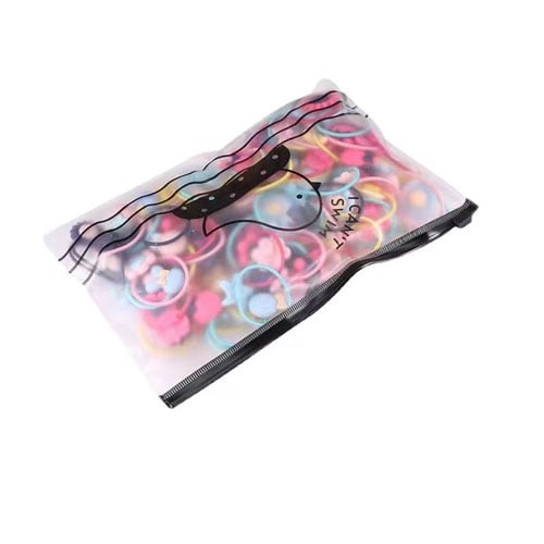 Cute Elastic Floral Cartoon Hair Tie Band - 20 pcs (240018)