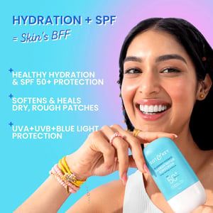 Dot & Key Blueberry Hydrate Barrier Repair Sunscreen SPF 50+ with Hyaluronic and Ceramides PA+++ 80g•