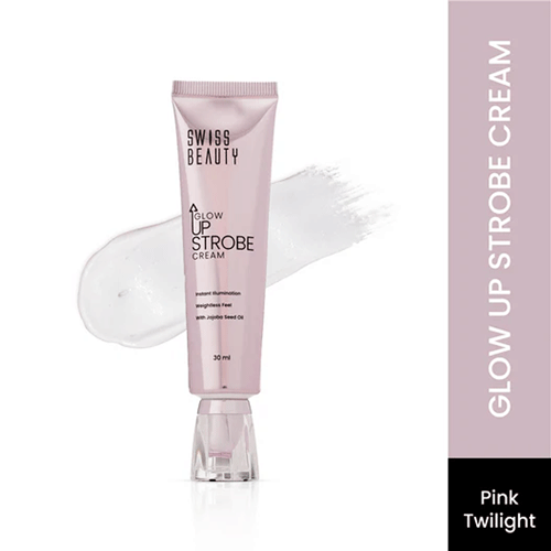 Swiss Beauty Glow Up Strobe Cream 30ml - Pink Twilight