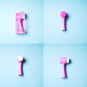 Kiss Lovely Facial Cleansing Brush - Pink