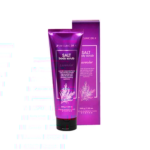 3W Clinic Dr.K Salt Body Scrub 200g - Lavender
