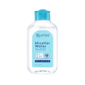 Quinsia All Swipe Micellar Water 100ml (Get Qolore Cloud Soft Cotton Pads 80pcs Free)