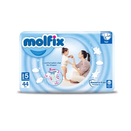 Molfix Size - 5 (Belt System) (11-18kg) 64pcs•