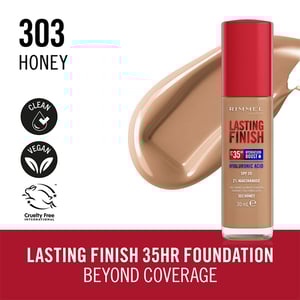 Rimmel London Lasting Finish 35H Up To Foundation 30ml - 303 Hoeny