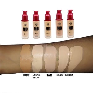 W7 12H HD Foundation 30ml - Honey