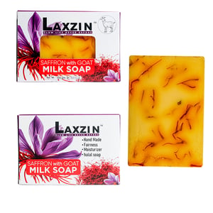 Laxzin Saffron With Goat Milk Soap 100g
