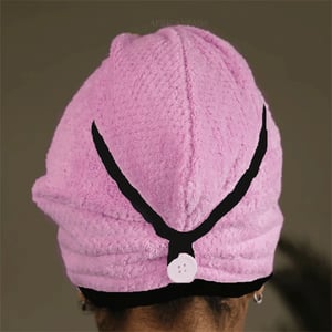 Hair Wrap Bath Towel - Pink