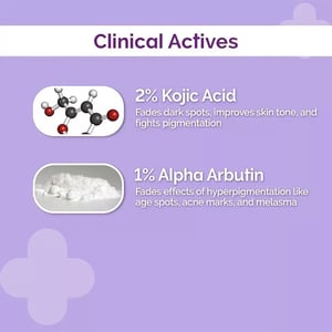 The Derma Co 2% Kojic Acid Face Serum 30ml •