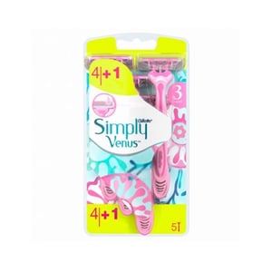 Gillette Simply Venus Moisture Rich Strip Disposable Razors 5pcs