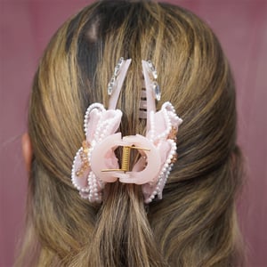 Large Size Hair Clip For Women - Pink