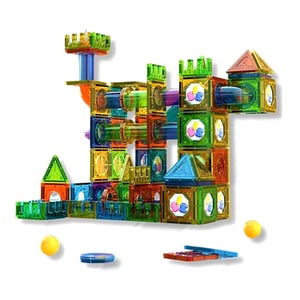 200pcs Magnetic Building Tiles (Age 3+)