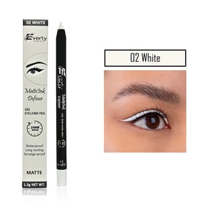 Everly Matte Ink Definer Gel Eyeliner Pen - White