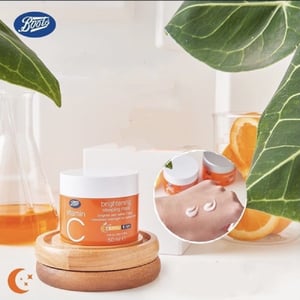 Boots Vitamin C Brightening Sleeping Mask 50ml •