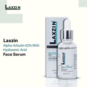 Laxzin Alpha Arbutin 02% With Hyaluronic Acid Serum 30ml