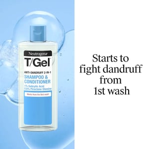Neutrogena T-Gel 2 in 1 Anti Dandruff Shampoo And Conditioner 250ml  •