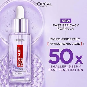 L'Oreal Paris Revitalift Filler Hyaluron Wrinkle & Hydration Serum 30ml  •
