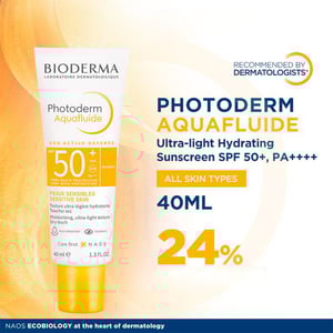 Bioderma Photoderm Aquafluide SPF 50+ For Sensitive Skin 40ml - Invisible•