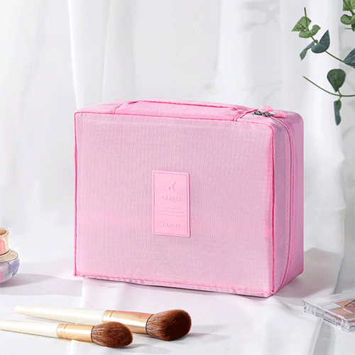 Makeup Storage Travel Bag - Pink