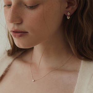 Love Shape Gold Plated Chain For Women