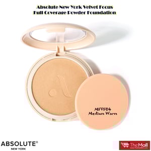 Absolute New York Velvet Focus Full Coverage Powder Foundation 6g - MFVF04 Medium Warm