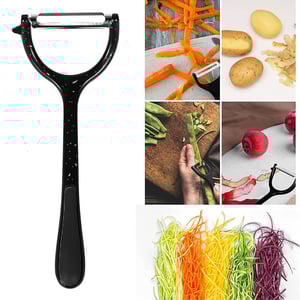 Stainless Steel Fruit & Vegetable Peeler - Starry Black