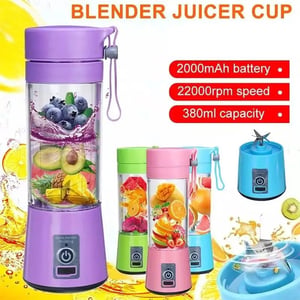 Portable Electric & Rechargeable Battery Juice Blender - Pink