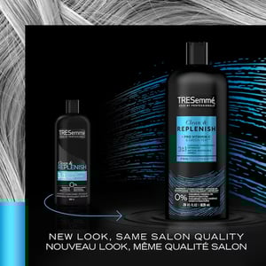 Tresemme Cleanse & Replenish 3 in 1 Shampoo Conditioner & Detangler 828ml •