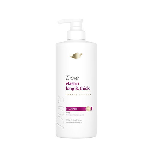 Dove Elastin Long And Thick Damage Therapy Shampoo 380ml •