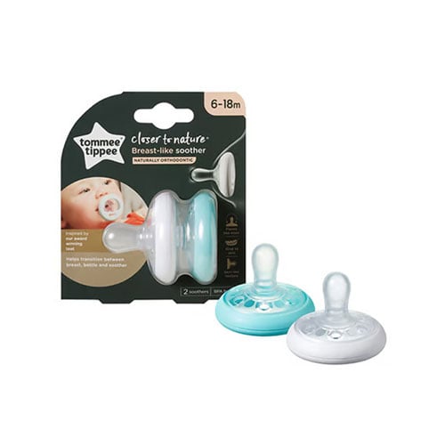 Tommee Tippee Closer To Nature Breast - Like Soother 6-18m (34305)