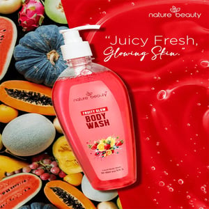 Nature Beauty Fruity Glow Body Wash 325ml (Buy 2 Get 1 Free)