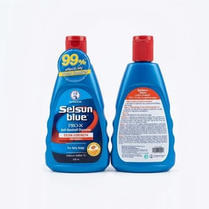 Selsun Blue Pro X Extra Strength Anti Dandruff Shampoo For Itchy Scalp 200ml •